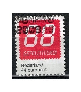 2671e Felicitatiezegel gefeliciteerd (o)