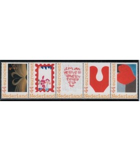 2562Ba - 2562Be Stamp Passion strook (xx)