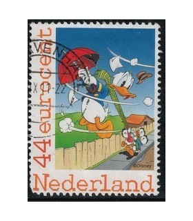 2562 Ab-09 Donald met paraplu (o)