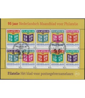 95 jaar maandblad Filatelie (o) vel