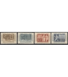 592 - 595 Tentoonstellingszegels ITEP (x)