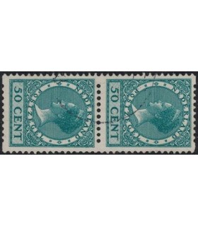 R70 Koningin Wilhelmina (o) verticaal paar