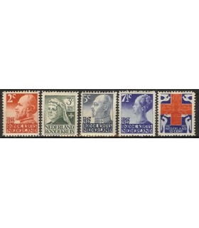 203 - 207 RodeKruis zegels (x)