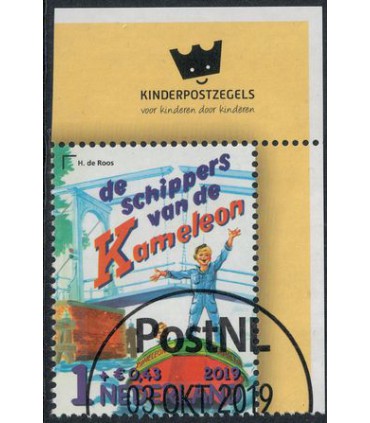 3790 Kinderpost zegel Kameleon (o) TAB