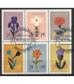 2252 - 2257 Bloem en Kunst (o)