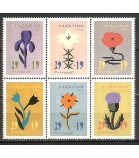 2252 - 2257 Bloem en Kunst (xx)