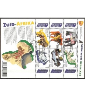 2844 - 2849a Grenzeloos Zuid Afrika (o)