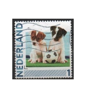 2791Ha-10 Honden en voetbal (o)