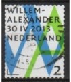 3058 Willem Alexander Inhuldigingszegel 2 (o)